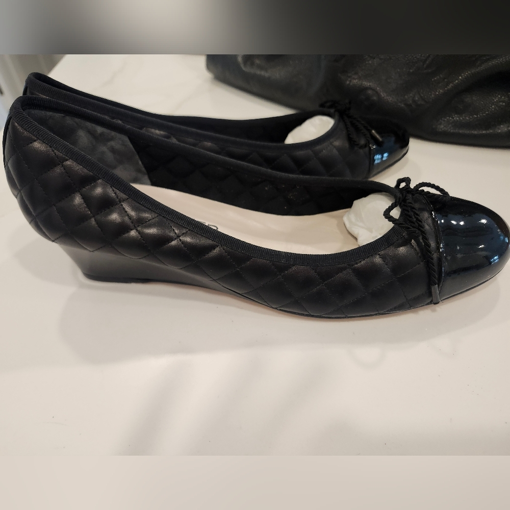Paul Mayer Quilted Leather Wedge - Picture 5 of 14